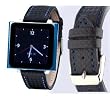 Wrist Jockey Carbon - Black Carbon Fiber / Blue Stitch (iPod nano watch band)
