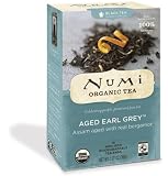 Numi Organic Tea Aged Earl Grey, Full Leaf Black Tea, 18-Count Tea Bags (Pack of 3)