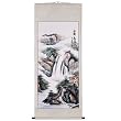 Handmade Waterfall Scroll Wall Art Painting