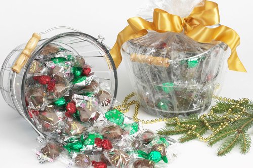 Glass Chocolate Basket by The Bloomer Candy Co