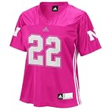 Adidas Nebraska Cornhuskers Women's Pink Replica Football Jersey Small
