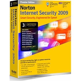 Norton Internet Security Premier 2009, 1 User, 3PC (PC CD)
