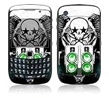 DJ Skull Design Decal Skin Sticker for BlackBerry Curve 8500 Cell Phone