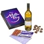 Wine & Cadbury Milk Tray