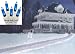 Set of 150 Blue Path-cicles Mini Christmas Lights - White Wire