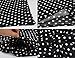 Yidarton Womens V-neck Polka Dot Pocket Long Maxi Dress