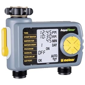 Buy Melnor 3060 6-Cycle Electronic AquaTimer Digital Dual Hose Timer by Melnor now!