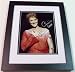 Celine Dion Autographed/Hand Signed 8x10 Photo BLACK CUSTOM FRAMED