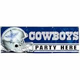 NFL Dallas Cowboys 2-by-6 foot Vinyl Banner