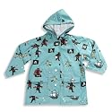Hatley - Boys Wild Pirates Hooded Raincoat, Aqua