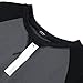 Coofandy Mens Long Sleeve T-shirt Casual Tee Cotton Raglan shirts Dark Gray Large