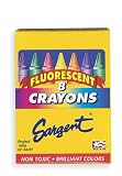 Sargent Art 35-0535 8-Crayons, Peggable and Fluorescent
