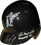 Hanley Ramirez Autographed/Signed ''NL Batting Champ 09'' Mini Helmet