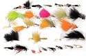 50 Assorted TROUT FLY FISHING FLIES