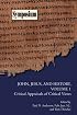 John, Jesus, and History, Volume 1: Critical Appraisals of Critical Views (Society of Biblical Literature Symposium Series) (Society of Biblical Literature Symposium Series)