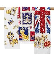3 Coronation Tea Towels
