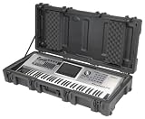 SKB Roto-ATA 61-Note Keyboard Case with Wheelsand, TSA Locking, Trigger Latches