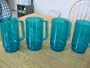 Tupperware Sheerly Elegant Deluxe Mug Set Emerald