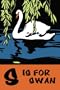 Canvas Print, S is for Swan - 12x18