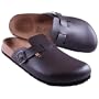 neWalk Licensed by Birkenstock Brown Leather Clog - Blowout Sale!