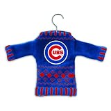 Pack of 3 MLB Chicago Cubs Sweater Christmas Ornaments on Hangers