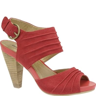 ... Hush Puppies Katya Women's Dress Sandals (5 M in Coral Suede): Shoes