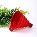 WOOTOP-Red Silicone Foldable Funnel 100% Food Grade Silicone F/Funnel-R