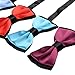 Alizeebridal Contrasting Colors Pre-tied Mens Adjustable Bow Ties