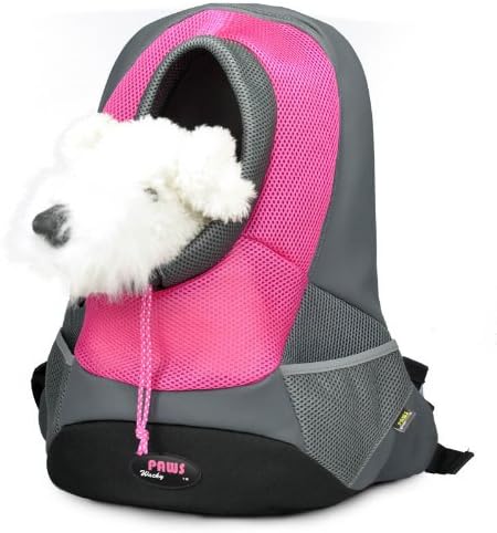 Wacky Paws Sporty Pet Backpack, Large, Pink