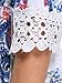 Choies Women's Multicolor V Neck Lace Embellished Paisley Pattern Rompers Playsuits