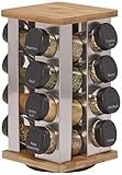 Kamenstein Warner 16-Jar Revolving Spice Rack with Free Spice Refills for 5 Years