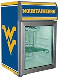 West Virginia Mountaineers Refrigerated Glass Door Cooler