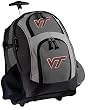 Virginia Tech Rolling Backpack Deluxe Gray Hokies - Our Best Backpacks Bags with Wheels or School Trolley Bags Carry-Ons - Unique Gifts