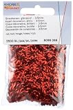 Eigenschaften KnorrPrandell / Gütermann / KnorrPrandell 8096066 - Streuherzen 3-5mm rot-glänzend, ca. 3500 Stück/Beutel