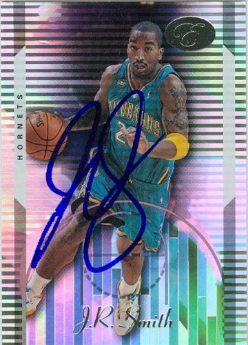 J.R. Smith Autographed/Hand Signed Basketball Card (New Orleans Hornets) 2006 Bowman Elevation #84