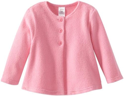 Zutano Baby Girls' Cozie Fleece Swing Jacket, Hot Pink, 24 Months