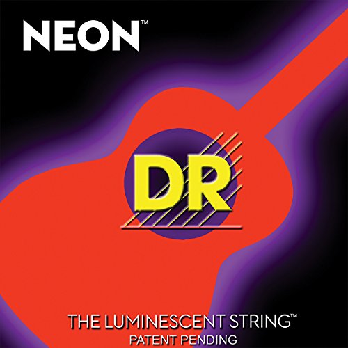 DR Hi-Def Neon Orange Acoustic Medium-Lite Strings (NOA11)
