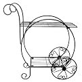 Wire Plant Cart