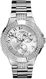 Guess Women's G12557L Silver Stainless-Steel Quartz Watch with Silver Dial