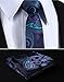 SetSense Men's Floral Paisley Jacquard Woven Tie Necktie Set