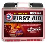 UPC 020424101114 product image for Be Smart Get Prepared 100 Piece First Aid Kit with ANSI Standards, 10 Person, 1. | upcitemdb.com