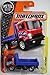 Matchbox 2017 MBX Construction Pit King (Flat Bed Truck) 81/125, Red and Blue