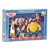 Popeye Characters Flexible Figure Set