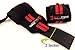 Jack's Fitness Wrist Wraps, Red on Black