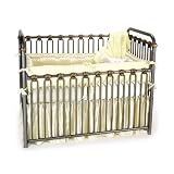 3 Piece Chenille and Satin Crib Bedding Set by Little Giraffe