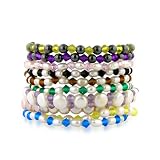 Adjustable 6.5mm-7.5mm Assorted Colors Freshwater Pearl Bracelets