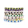 Adjustable 6.5mm-7.5mm Assorted Colors Freshwater Pearl Bracelets