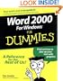Word 2000 for Windows For Dummies