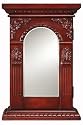 Chelsea Mirrored Wall Cabinet 25"hx17"w Antique Cherry