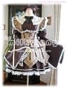 (ミルキーアンジェ) milky ange シスター メイド セオファニア XL チョコレート ミニ メイド服 コスプレ衣装